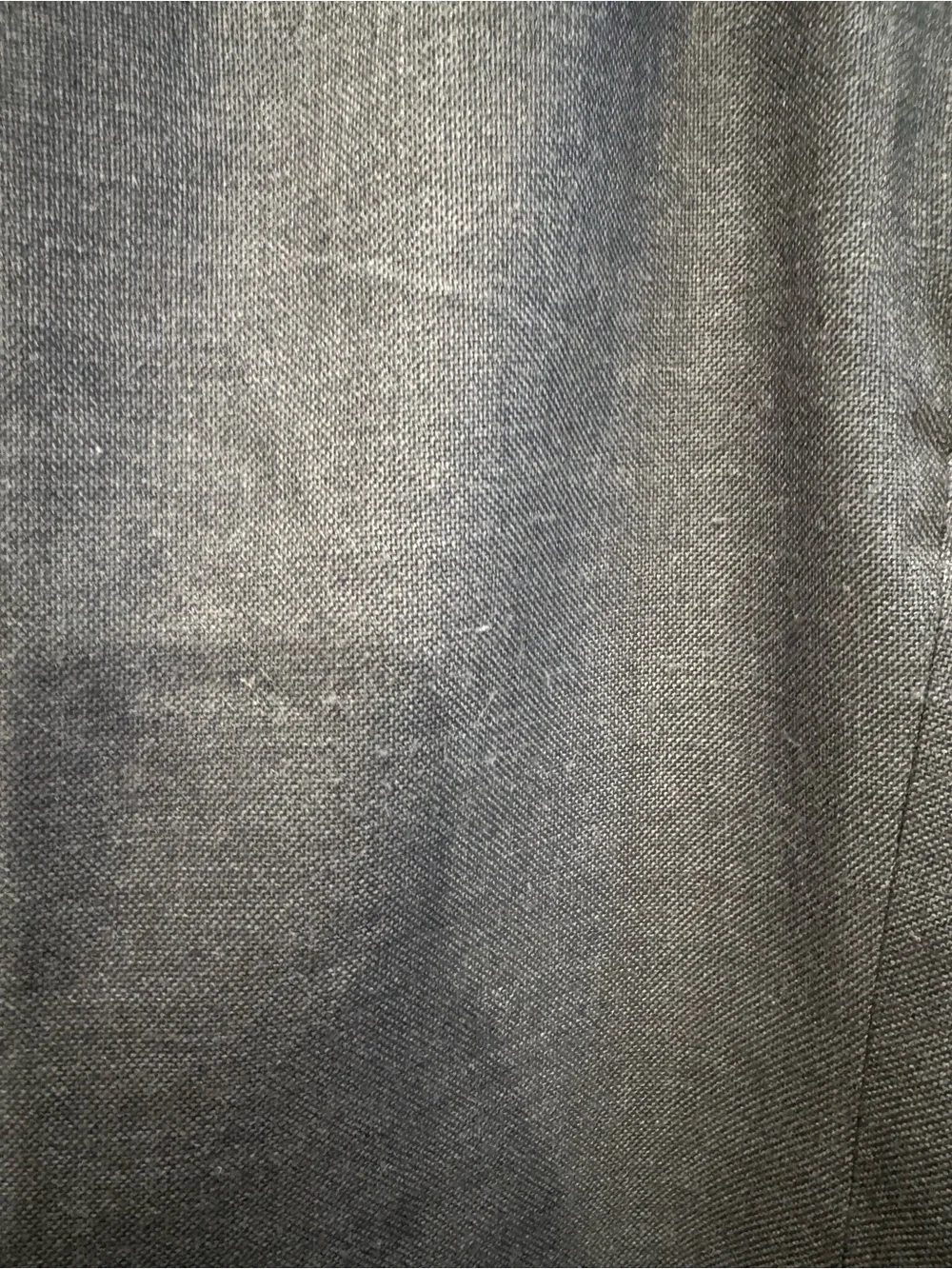Lauren Ralph Lauren is a gray-blue suit jacket/blazer w/ classic 2button closure